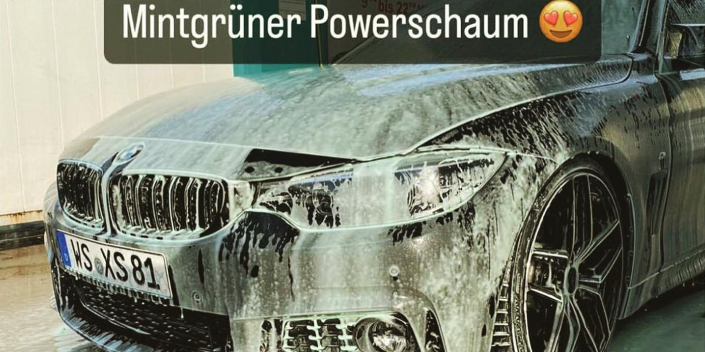 Power Schaum Waschanlage In Der Nähe Waschpark Vogtareuth. Die Waschanlage mit dem besonderen Service!